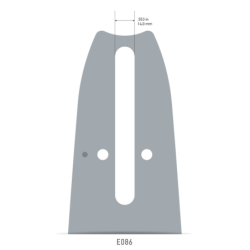 Guide Chaîne Tronçonneuse 253ATLE099 Guide: 64 cm Pas: .404"Jauge: 1.6 Maillons: 84 DuraCut